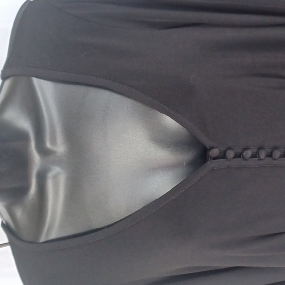 Studio 1940 Black dressy top, sz 14/16 - Picture 2 of 8